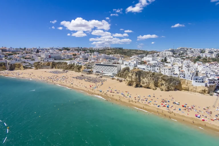 Aerial view of Albufeira Old Town