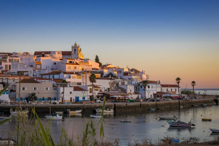 Sunset over Ferragudo